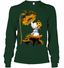 Load image into Gallery viewer, Elephant Sunflower Special Custom Design For Cute Girls Unisex Long Sleeve
