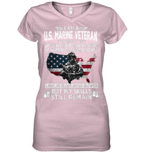 Load image into Gallery viewer, I Am A US Marine Veteran If America Needed Me Gift Ladies V-Neck
