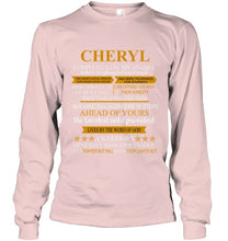 Load image into Gallery viewer, Cheryl Custom Name Gift A Warrior's Mentality With A Poet's Soul Unisex Long Sleeve
