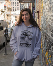 Load image into Gallery viewer, I'm A Stuborn Daughter But Not Yours I Am The Property Of a Freaking Awesome Hoodie
