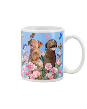Load image into Gallery viewer, Gift For Dog LoversChesapeake Bay Retriever With Peonies Mug
