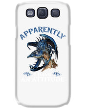 Load image into Gallery viewer, Apparently I Have An Attitude Blue Dragon Phone case
