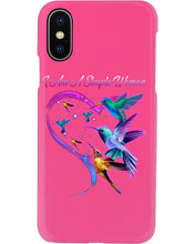 Load image into Gallery viewer, Hummingbirds Heart Shaped I Am A Simple Woman Gift For Mom Phone case
