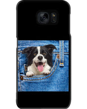 Load image into Gallery viewer, Border Collie In Denim Pocket Gift For Dog Lovers Phone case
