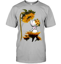 Load image into Gallery viewer, Elephant Sunflower Special Custom Design For Cute Girls Guys Tee
