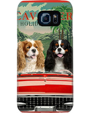 Load image into Gallery viewer, Cavalier Happy Holiday Gift For Dog Lovers Phone case
