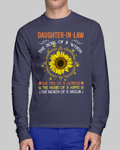 Load image into Gallery viewer, Daughter-in-law A Soul Of A Witch Fire Of A Lioness Unisex Long Sleeve
