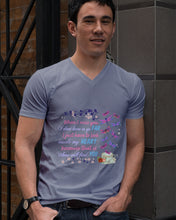 Load image into Gallery viewer, Butterflies When I Miss You I Just Have To Look Inside My Heart Gift For Lover Guys V-Neck
