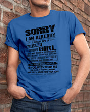 Load image into Gallery viewer, I'm Already Taken By    September Sexy And Crazy Girl For Birthday Gift Guys Tee
