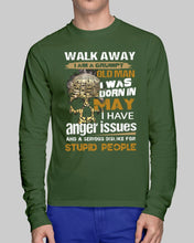 Load image into Gallery viewer, I Am A May Grumpy Old Man Custom Design For Birthday Gift Unisex Long Sleeve
