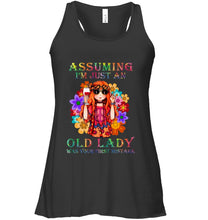 Load image into Gallery viewer, I Am Just An Old Lady Was Your First Mistake Hippie Ladies Flowy Tank

