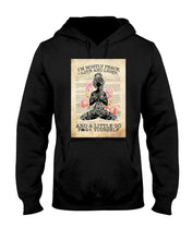 Load image into Gallery viewer, I'm Mostly Peace Love And Light Yoga Gift For Yoga Lovers Hoodie
