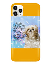 Load image into Gallery viewer, Angels And Shih Tzu Are Not Different Gift For Dog Lovers Phone case
