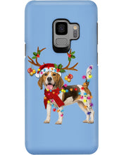 Load image into Gallery viewer, Beagle Gorgeous Reindeer Xmas Lights Gift For Dog Lovers Phone case
