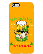 Load image into Gallery viewer, Baseball Drink Beer Day St Patrick's Day Gift For Baseball Lovers Phone case
