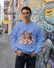 Load image into Gallery viewer, Gift For Dog LoversChesapeake Bay Retriever With Peonies Sweatshirt
