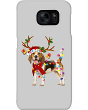 Load image into Gallery viewer, Beagle Gorgeous Reindeer Xmas Lights Gift For Dog Lovers Phone case

