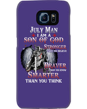 Load image into Gallery viewer, July Man Son Of God Birthday Meaningful Gift For Men Phone case
