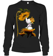 Load image into Gallery viewer, Elephant Sunflower Special Custom Design For Cute Girls Unisex Long Sleeve
