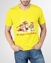 Load image into Gallery viewer, Cats We Wish You A Merry Christmas Gift For Cat Lovers Guys V-Neck

