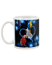 Load image into Gallery viewer, Lovely Phone Case Twinkling Blue Heart Gift For Parrots Lovers Mug
