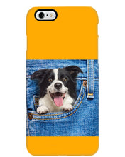 Load image into Gallery viewer, Border Collie In Denim Pocket Gift For Dog Lovers Phone case
