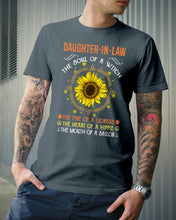 Load image into Gallery viewer, Daughter-in-law A Soul Of A Witch Fire Of A Lioness Guys Tee
