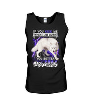 Load image into Gallery viewer, If You Kick Me When I Am Down You Better Pray Trending Unisex Tank Top
