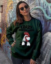 Load image into Gallery viewer, Crazy Chicken Lady 2020 Quarantined Gift For Chicken Lovers Sweatshirt
