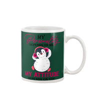 Load image into Gallery viewer, Cute Penguin My Attitude Depends On You Gift For Penguin Lovers Mug
