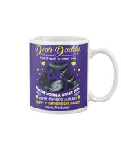 Load image into Gallery viewer, Gift From Bump To Daddy You're My Hero Already Happy Father's Day Mug
