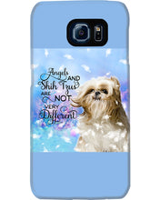 Load image into Gallery viewer, Angels And Shih Tzu Are Not Different Gift For Dog Lovers Phone case
