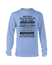 Load image into Gallery viewer, A Soiled Husband Of A September  Freaking Awesome Wife Birthday Gift Unisex Long Sleeve
