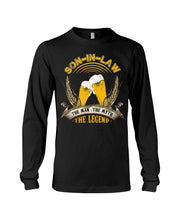 Load image into Gallery viewer, Beer Day Funny Gift For Son-In-Law The Man The Myth The Legend Unisex Long Sleeve
