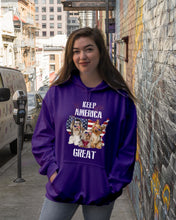 Load image into Gallery viewer, Keep America Great Yorkshire Terrier Gift For Dog Lovers Hoodie
