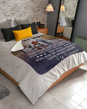 Load image into Gallery viewer, Fishing Our Home Aren't Fleece Blanket Sherpa Blanket
