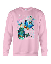 Load image into Gallery viewer, Butterfly Close My Eyes And Hug You Gift For Women Sweatshirt
