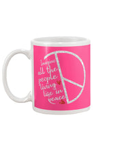 Load image into Gallery viewer, Image All The People Living Life In Peace Custom Design For Friends Mug
