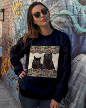 Load image into Gallery viewer, Lovely Phone Case Cute Black Cat Boho Pattern Gift For Cat Lovers Sweatshirt
