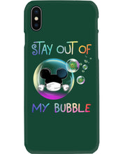 Load image into Gallery viewer, Lovely Phone Case Rainbow Design Stay Out Of My Bubble Gift For Friends Phone case
