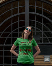 Load image into Gallery viewer, Grandpa's Girl I Used To Be His Angel Gift For Men Ladies Tee
