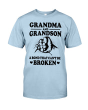 Load image into Gallery viewer, Grandma And Grandson A Bond That Can't Be Broken Custom Design Guys Tee
