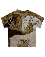 Load image into Gallery viewer, Market Trendz Black And White Horse Gift For Horse Lovers Guys Tee
