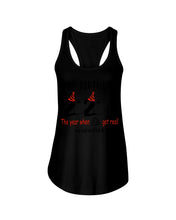 Load image into Gallery viewer, 36th  Birthday Gift 2020 The Year When Shit Got Real Trending Ladies Flowy Tank
