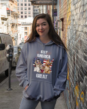 Load image into Gallery viewer, Keep America Great Yorkshire Terrier Gift For Dog Lovers Hoodie
