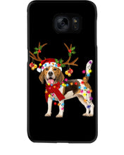 Load image into Gallery viewer, Beagle Gorgeous Reindeer Xmas Lights Gift For Dog Lovers Phone case
