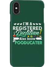 Load image into Gallery viewer, I'm A Registered Dietitian Also Know Fooducater Trending Phone case
