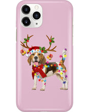 Load image into Gallery viewer, Beagle Gorgeous Reindeer Xmas Lights Gift For Dog Lovers Phone case
