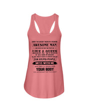 Load image into Gallery viewer, I'm Already Taken By January Freaking Awesome Man For Birthday Gift Ladies Flowy Tank

