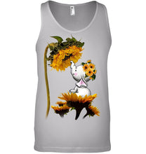 Load image into Gallery viewer, Elephant Sunflower Special Custom Design For Cute Girls Unisex Tank Top
